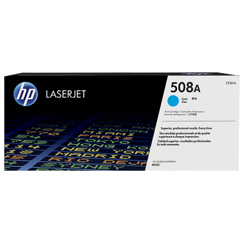 HP 508A Cyan Original LaserJet Toner (Bundle With Full Set)