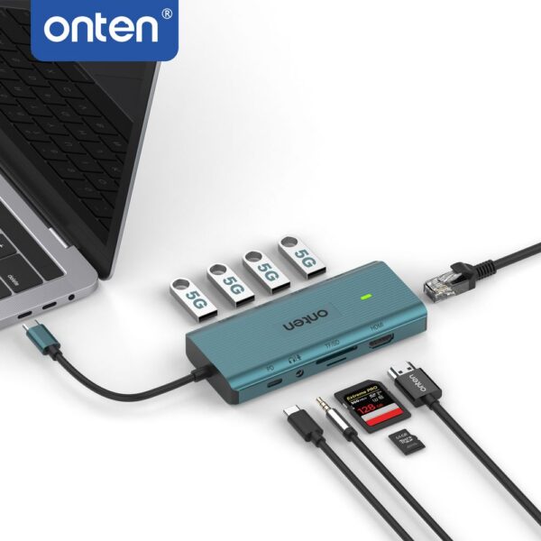 Onten 11 in 1 USB-C Multi-function docking station - Image 5