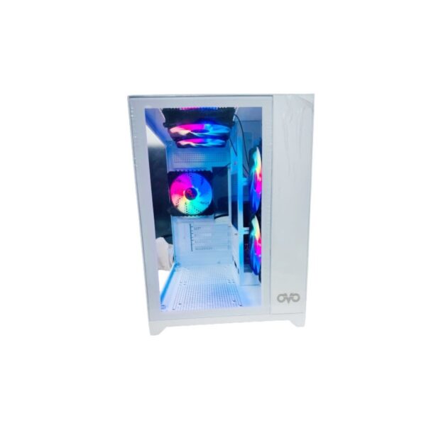 OVO SEAVIEW FH-919 MINI RGB GAMING CASE (WHITE) - Image 4